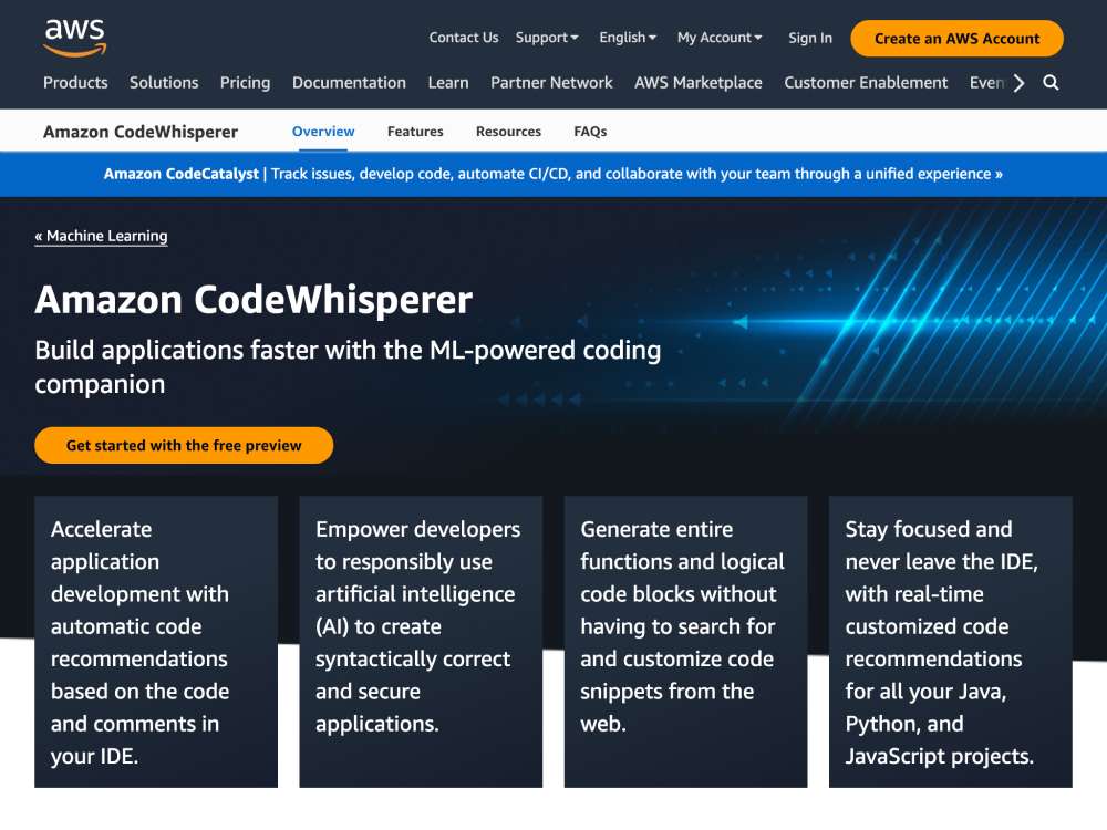 Amazon CodeWhisperer cover