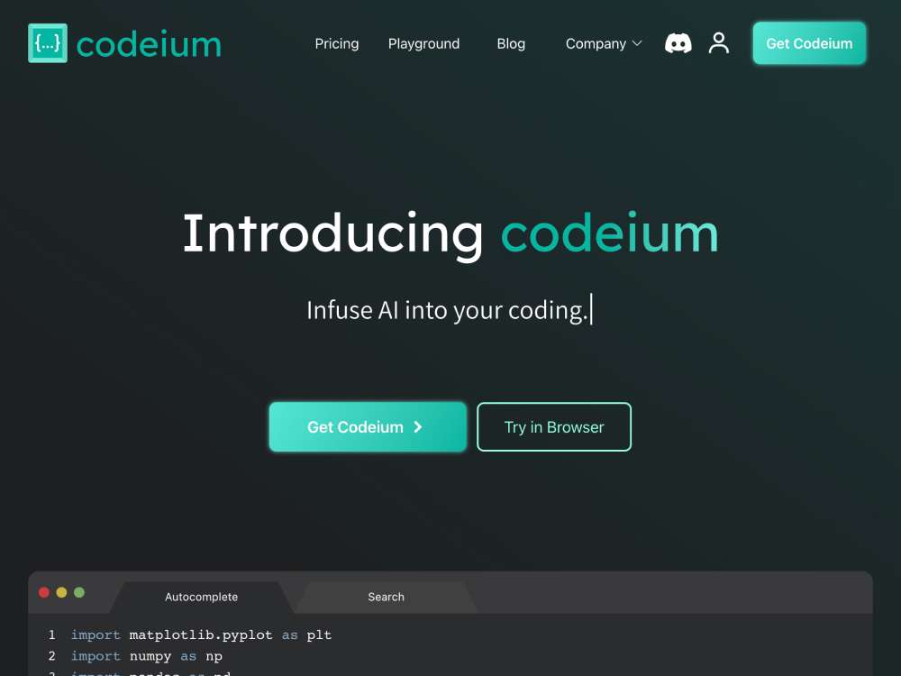 Codeium cover