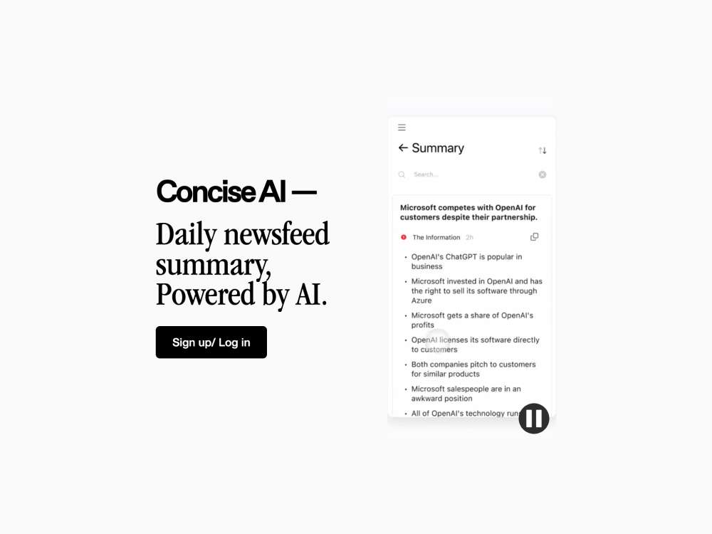 Concise AI cover