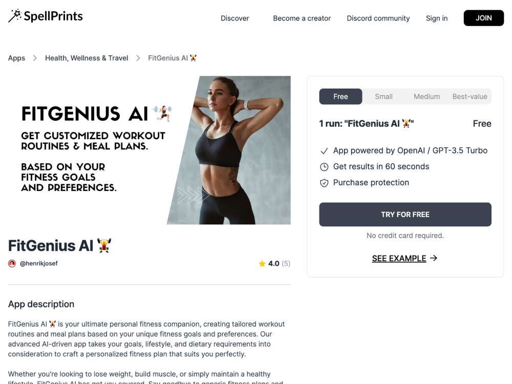 FitGenius AI cover